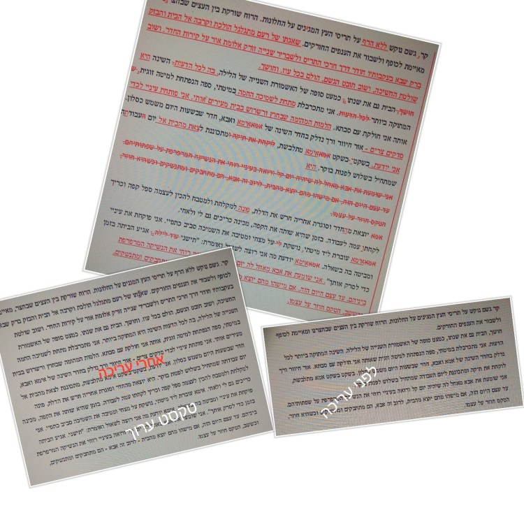 עריכה? למה צריך&nbsp;עריכה?